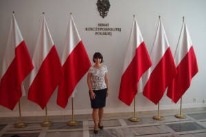 Warszawa - Senat 2 -  uczestniczka z Uzbekistanu
